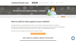 Desktop Screenshot of chattooltester.com