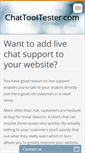 Mobile Screenshot of chattooltester.com